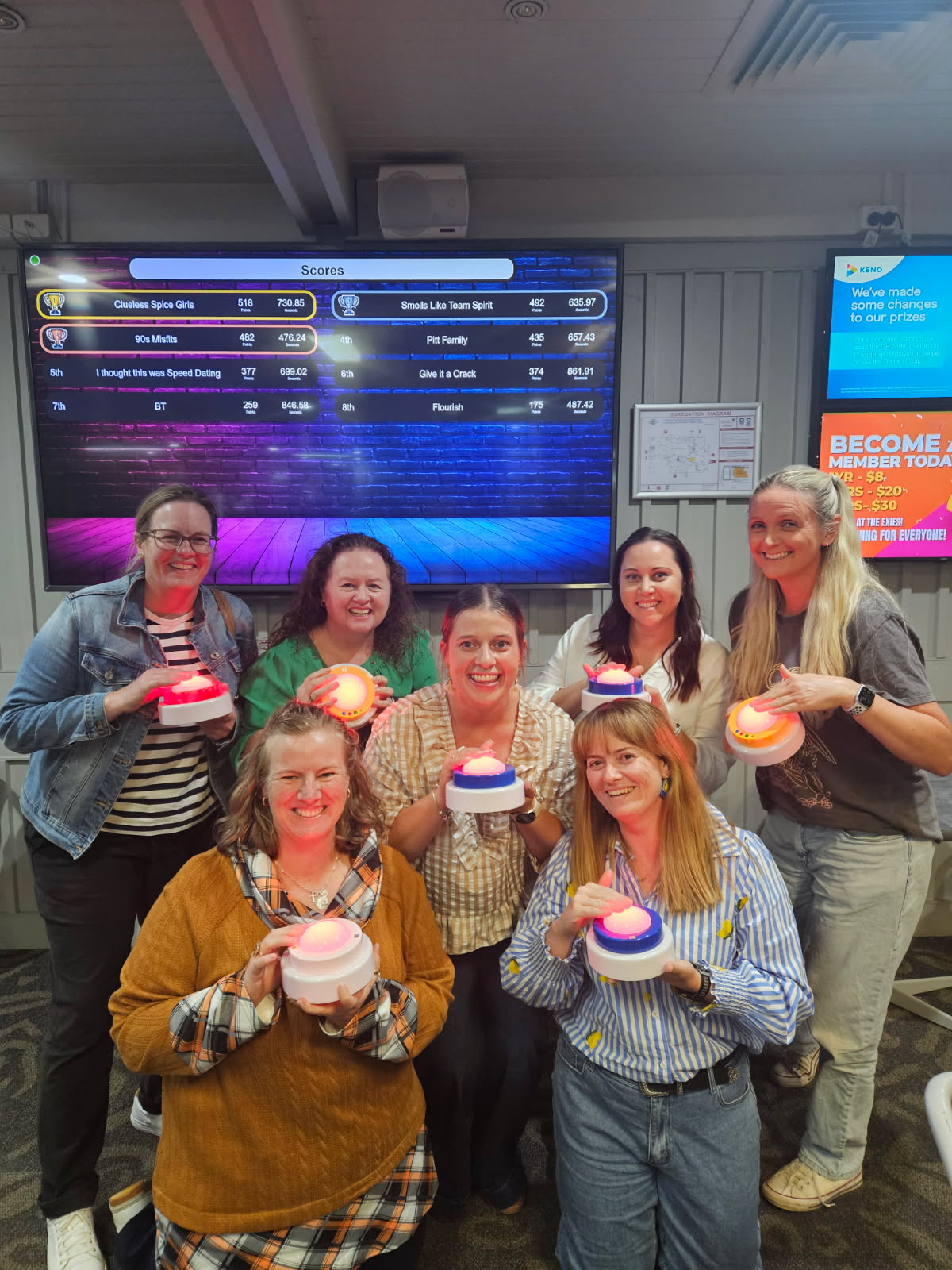Trivia winners